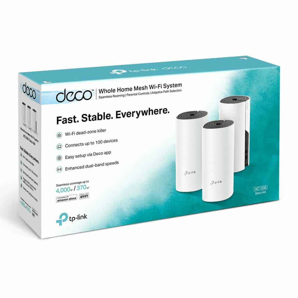 (image for) TP-LINK Deco M4 Whole Home Mesh Wi-Fi Triple Kit 3 Pack